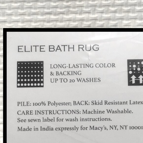 new SAGE GREEN Charter Club Elite Plush Contour Rug w/ Skid Resistant Backing - Picture 3 of 5